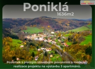 Prodej pozemku , uren k vstavb RD, Ponikl (okres Semily)