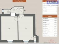 Prodej bytu 2+kk, 46 m2, OV, Praha 4, Podolí