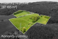 Prodej pozemku , zemědělská půda, Úštěk, Konojedy (okres Litoměřice)