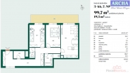 Prodej bytu 3+kk, 100 m2, OV, Praha 4, Hodkovičky