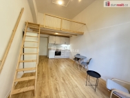 Pronjem bytu 1+kk, 38 m2, OV, Praha 5, Smchov, ul. Na Valentince