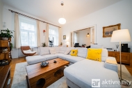 Pronjem bytu 4+1, 134 m2, OV, Praha 2, Vinohrady, ul. Polsk