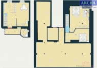 Prodej bytu 3+kk, 90 m2, OV, Praha 4, Nusle