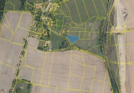 Prodej pozemku 2 179 m2, zahrada, erven jezd, Nov Dvory (okres Beneov)