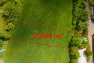 Prodej pozemku , ur�en� k v�stavb� RD, Holice, Kamenec (okres Pardubice)