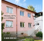 Prodej bytu 4+1, 88 m2, OV, St��bro (okres Tachov), ul. Nerudova - exkluzivn�