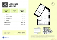 Prodej bytu 2+kk, 44 m2, OV, Brno, Z�brdovice (okres Brno-m�sto), ul. Kuldova