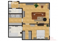 Prodej bytu 2+kk, 46 m2, OV, Brno, Z�brdovice (okres Brno-m�sto), ul. Kuldova